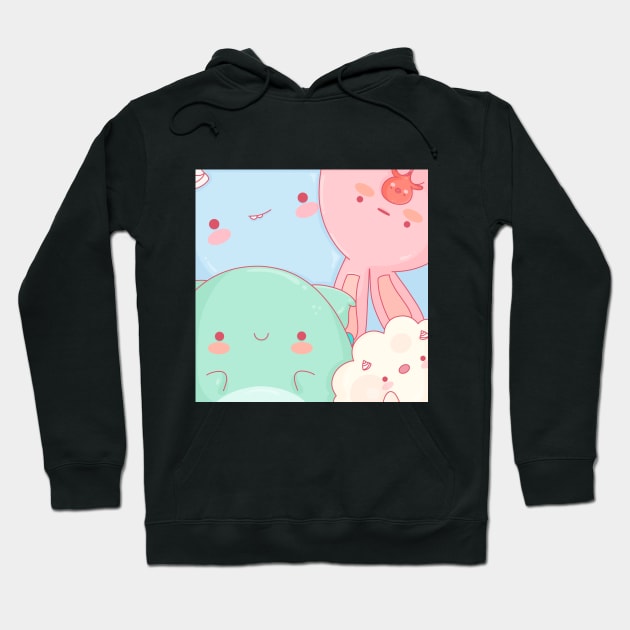 Monsters in my head friends Hoodie by Lani89